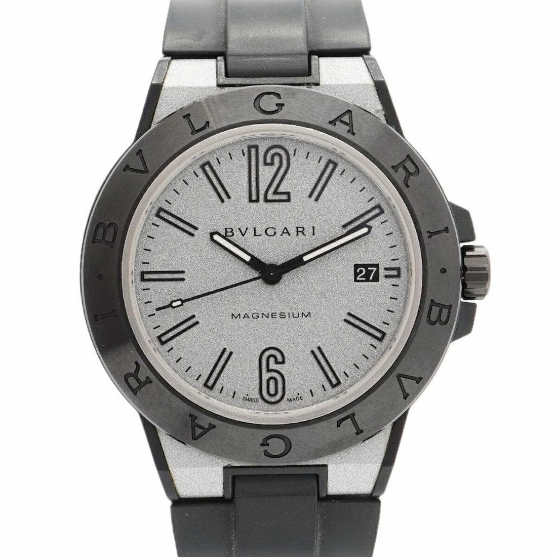 Bvlgari Diagono Magnesium DG41SMC Silver Dial Men's Watch (1 of 11)