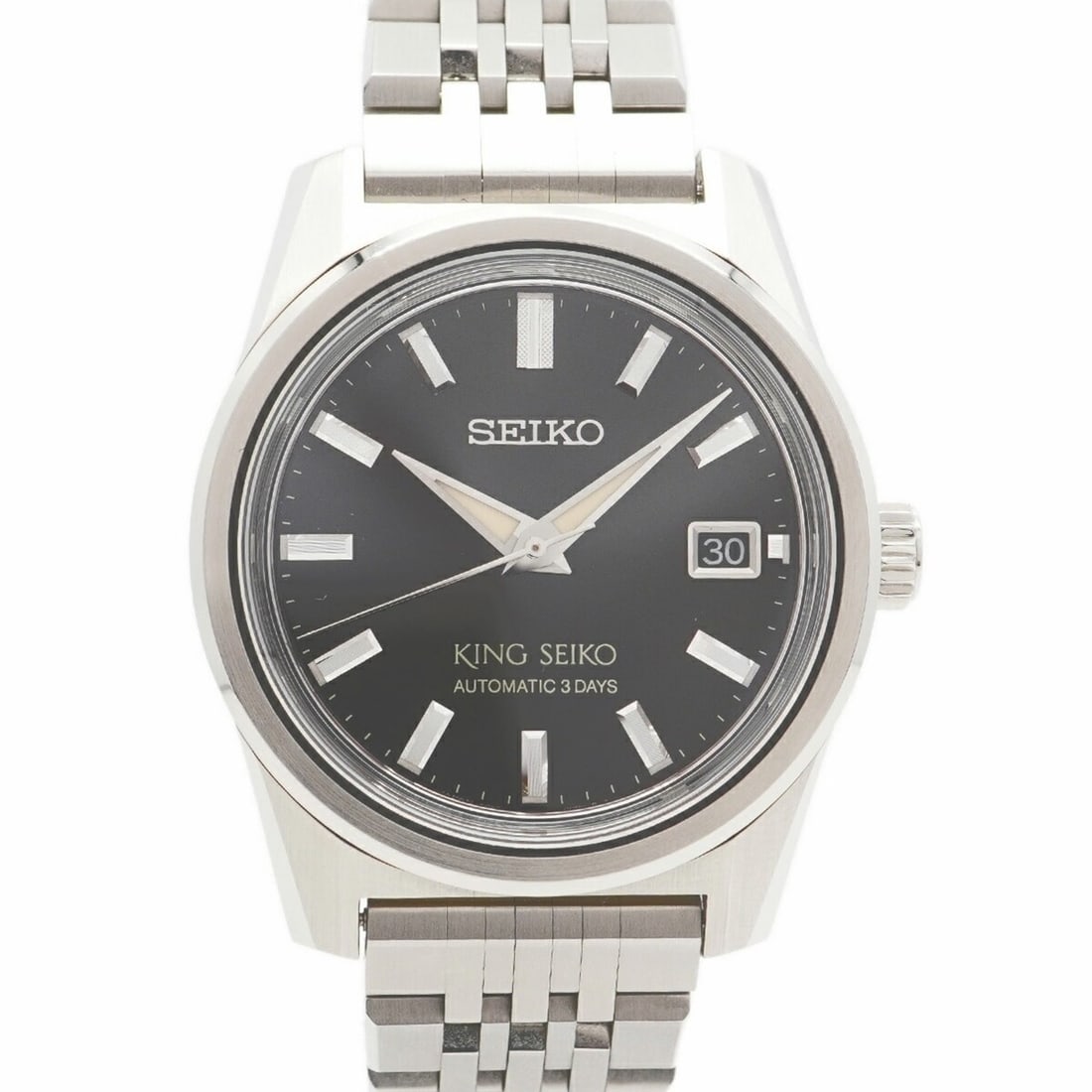 Seiko King SDKS021 6R55-00B0 Black Dial Men's Watch (1 of 14)