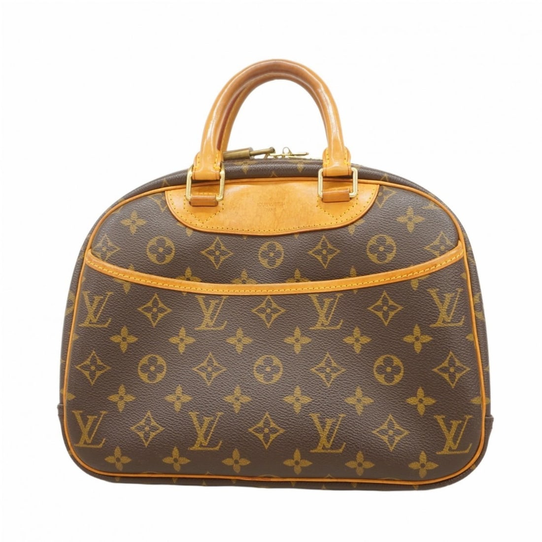 Louis Vuitton Monogram Trouville Handbag M42228 Brown Women's P2383639 (1 of 14)