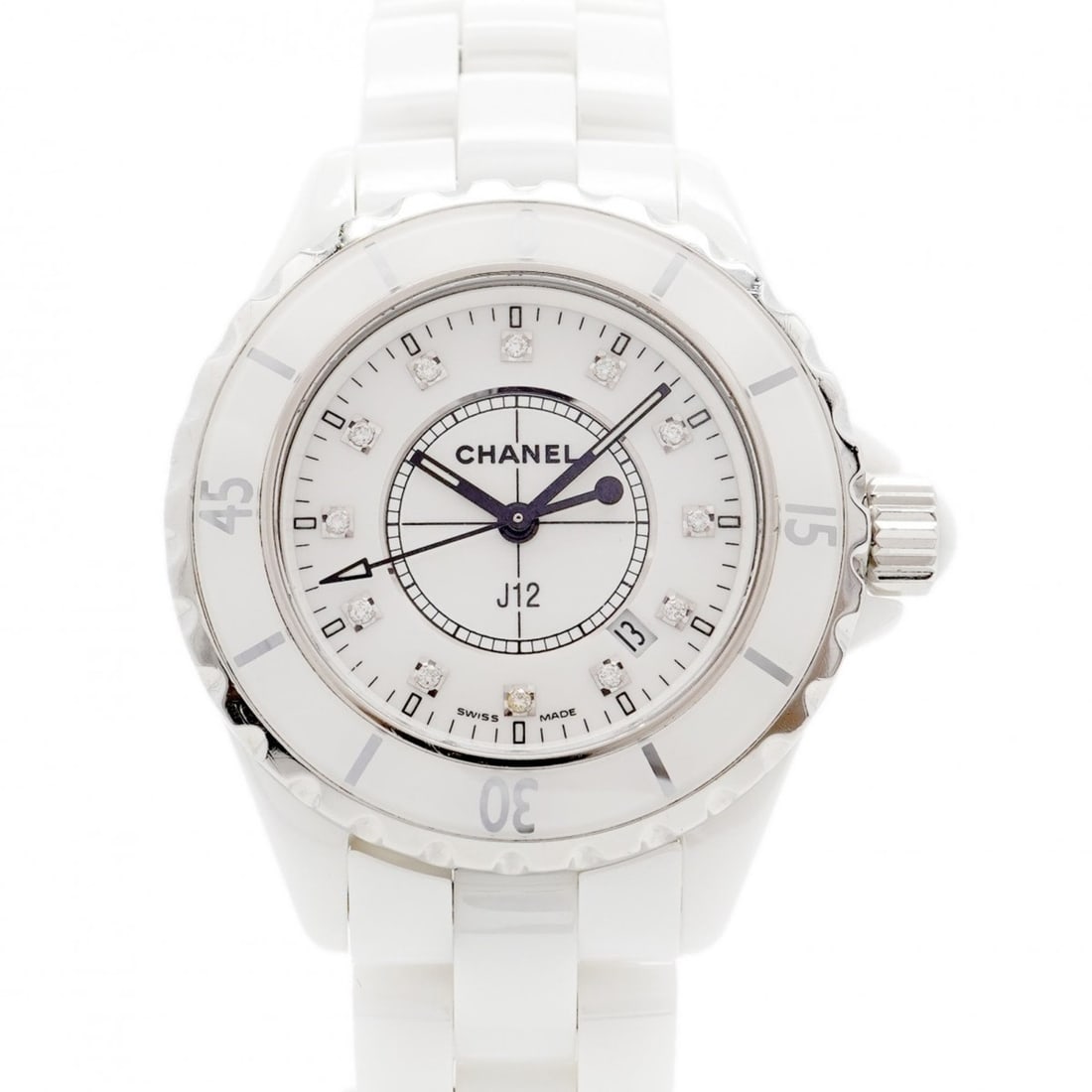 Chanel J12 H1628 White Dial Women's Watch (1 of 15)
