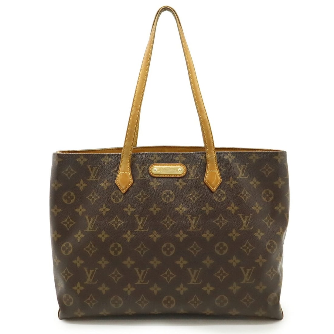 LOUIS VUITTON Monogram Wilshire MM Tote Bag/Shoulder Bag M45644 (1 of 10)