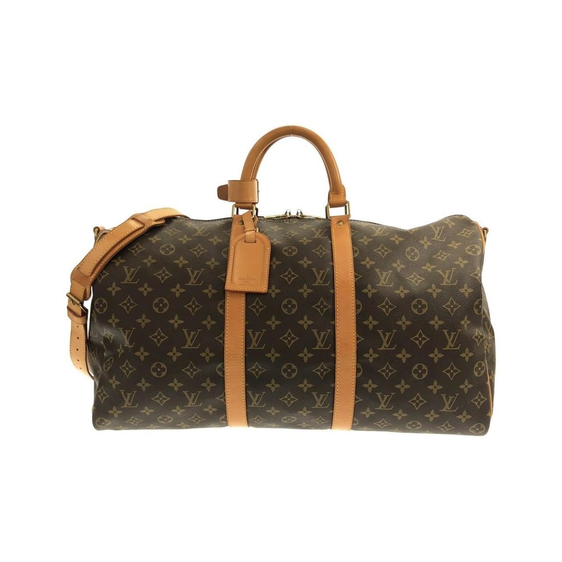 Louis Vuitton Monogram Keepall Bandouliere 50cm Boston Bag M41416: --- Catalog ---Category: SizeSize (HxWxD): 27cm x 51cm x 22cm / 10.62'' x 20.07'' x 8.66''Category: DesignType: Boston bagColor: MarronGender: WomenMaterial: Coated canvas Category: GeneralMPN: