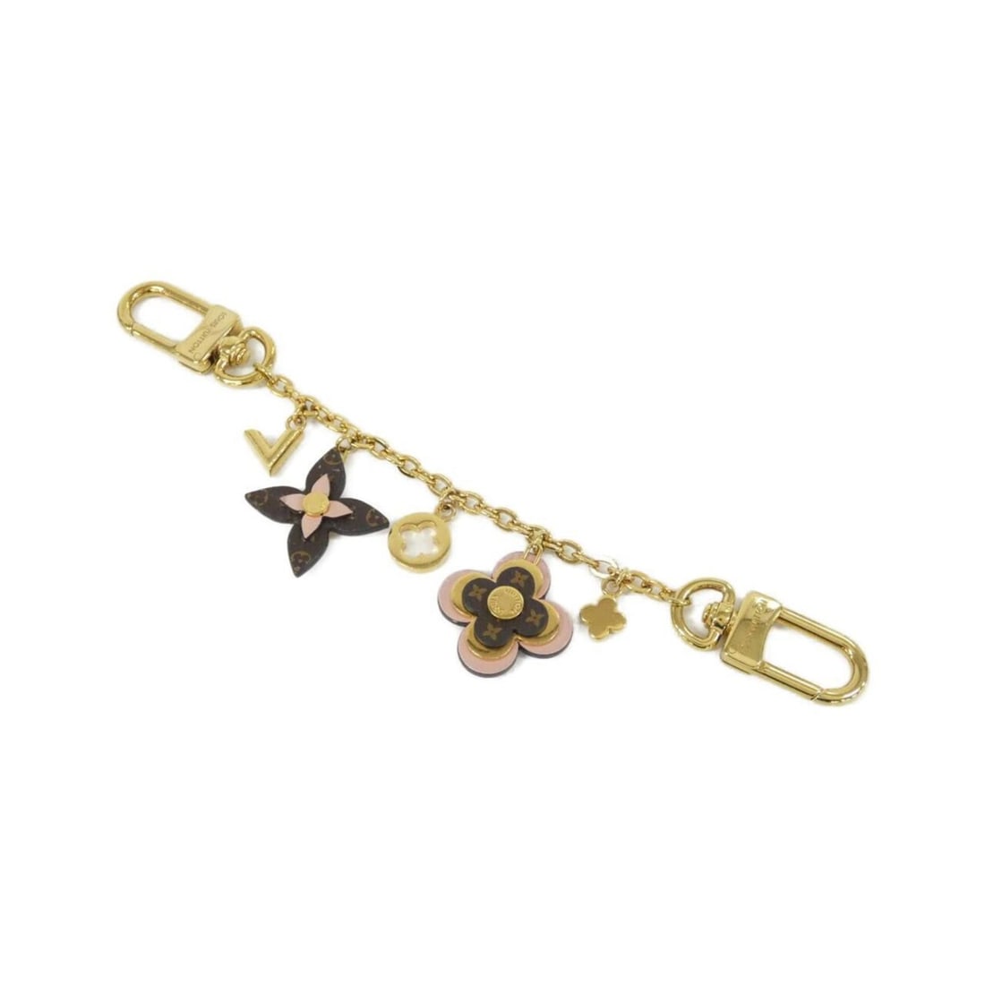 Louis Vuitton Accessories Bag Charm Chain Blooming Flower M01414 Key Ring: --- Catalog ---Category: DesignType: Handbag charmColor: Gold, Marron, RoseGender: WomenCategory: GeneralMPN: M01414Brand: Louis Vuitton--- Item List ---Section: ConditionRanking: Rank A Used - A few