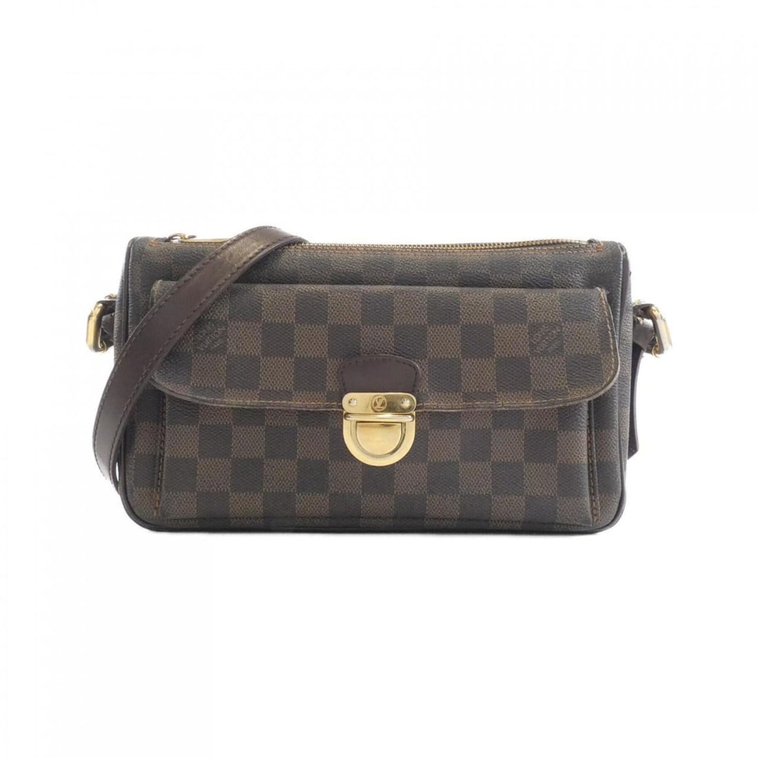 Louis Vuitton Damier Ravello GM N60006+J03000 Shoulder Bag: --- Catalog ---Category: SizeSize (HxWxD): 16cm x 26cm x 8cm / 6.29'' x 10.23'' x 3.14''Category: DesignType: Shoulder bagColor: EbeneGender: WomenMaterial: Coated canvas Hardware Color: