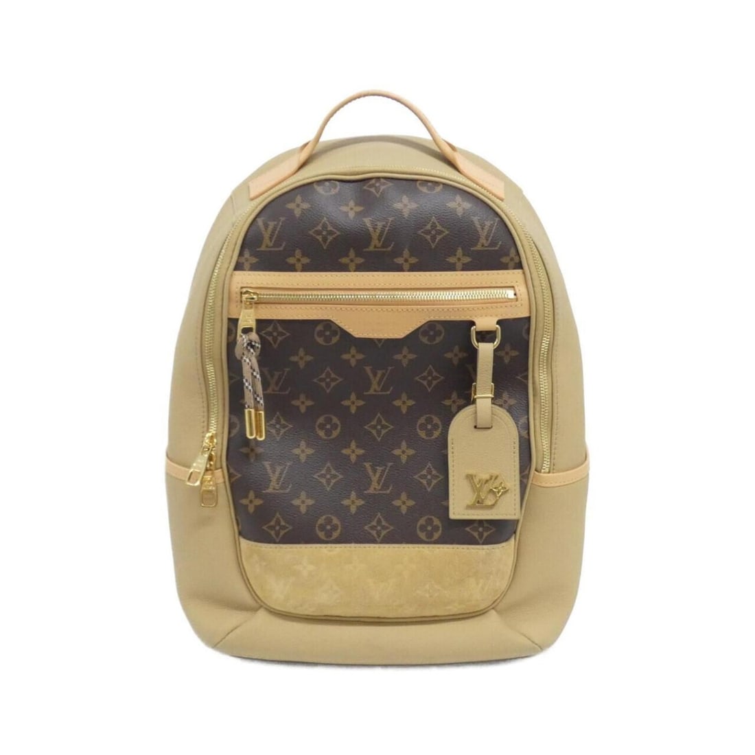 Louis Vuitton Monogram Outdoor Backpack M12624: --- Catalog ---Category: SizeSize (HxWxD): 42cm x 33cm x 15cm / 16.53'' x 12.99'' x 5.9''Category: DesignType: BackpackColor: Beige, MarronGender: MenMaterial: Coated canvas , Leather Hardware Color:
