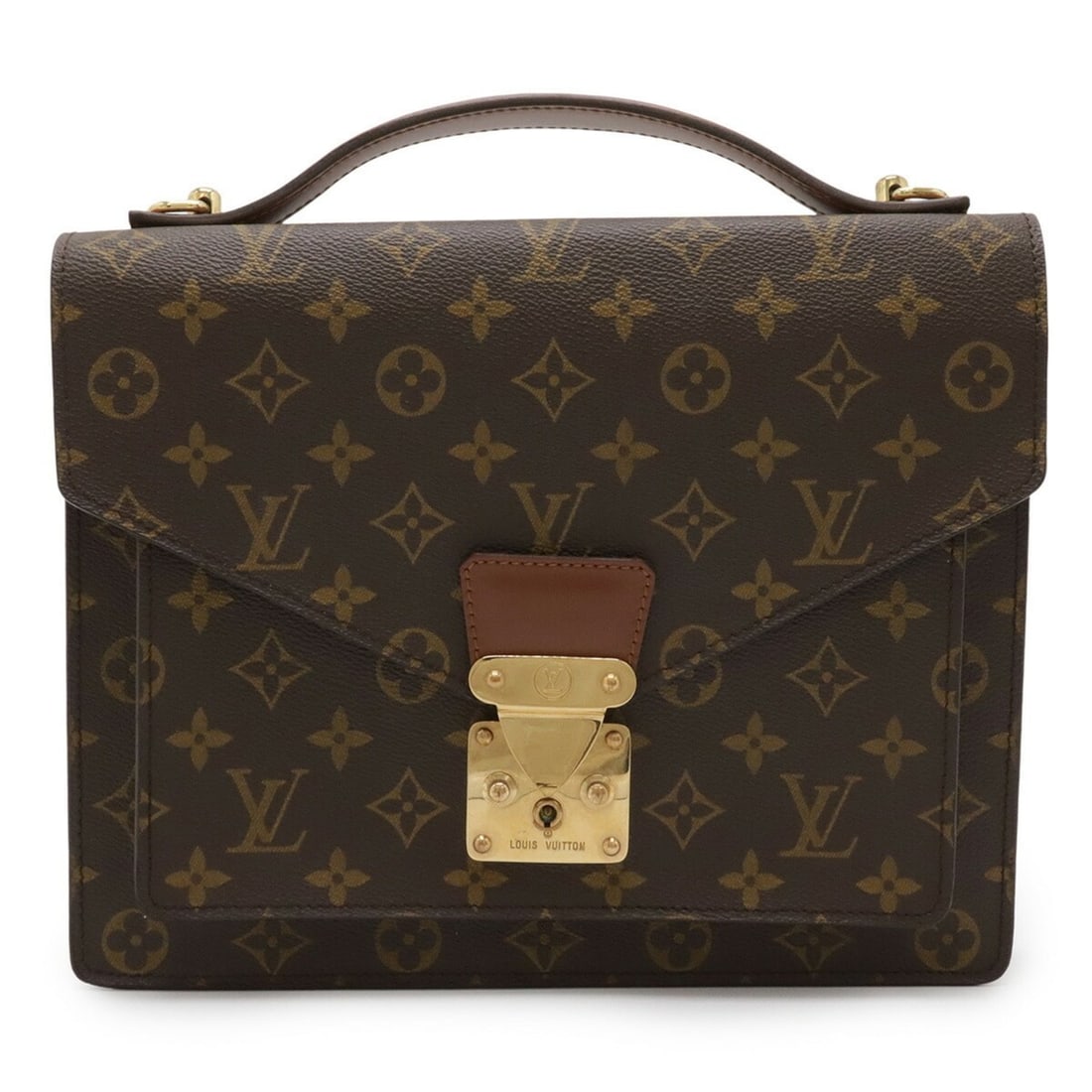 LOUIS VUITTON Monogram Monceau 28 Second Bag, Handbag, Shoulder Bag M51185 (1 of 16)