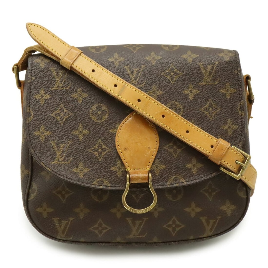 LOUIS VUITTON Monogram Saint-Cloud GM 24 Shoulder Bag M51242 (1 of 16)