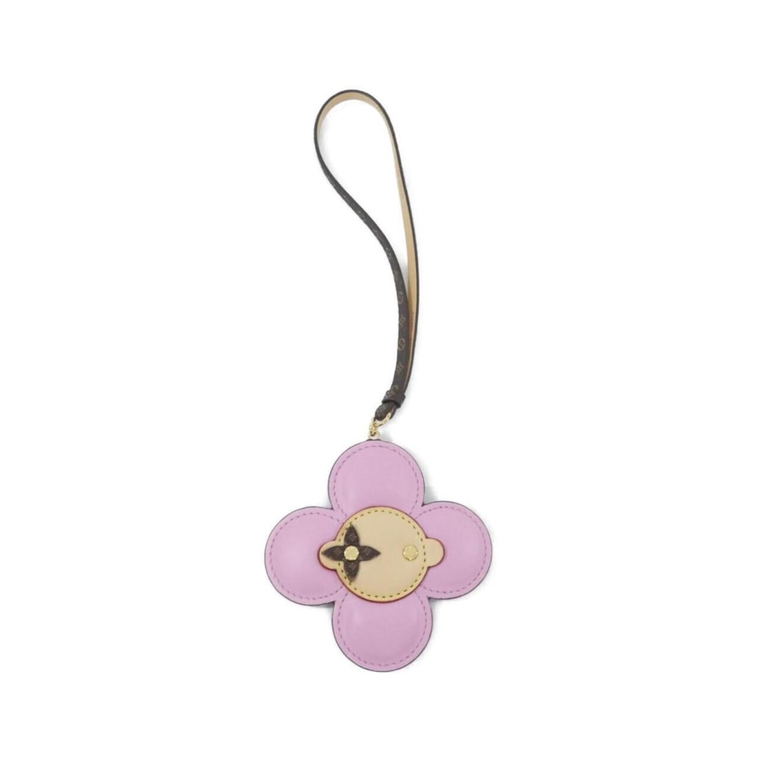 Louis Vuitton Monogram Accessory Bag Charm Vivienne Strap M02593: --- Catalog ---Category: SizeSize (HxWxD): 90.00mm x 90.00mm / 3.54'' x 3.54''Category: DesignType: Handbag charmColor: Marron, Monogram, PinkGender: Women,MenMaterial: Canvas, Leather, MonogramCatego
