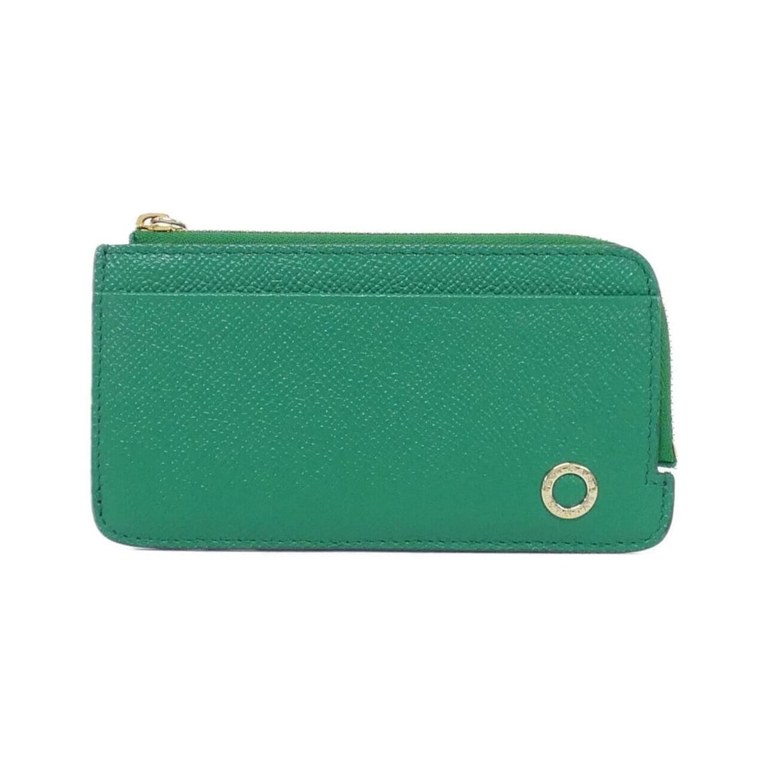 BVLGARI 293494 Wallet/Coin Case: --- Catalog ---Category: SizeSize (HxWxD): 7cm x 13.5cm x 1cm / 2.75'' x 5.31'' x 0.39''Category: DesignType: Coin purse/coin caseColor: GreenGender: Men,WomenMaterial: Leather Leather/Fur Type: Calfs