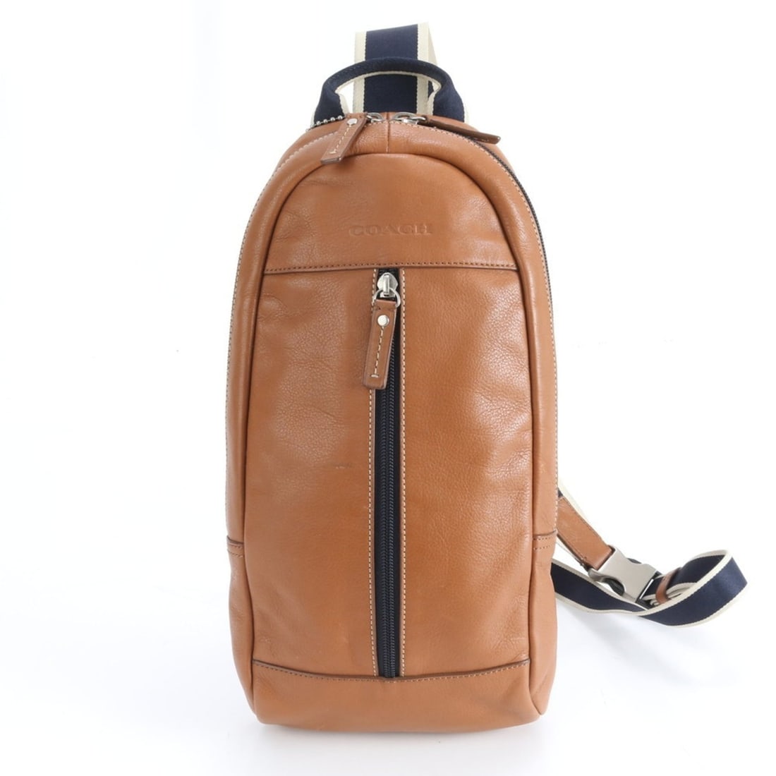 Coach Leather Body Bag, Waist Pouch, Shoulder Brown, Men's (1 of 9)