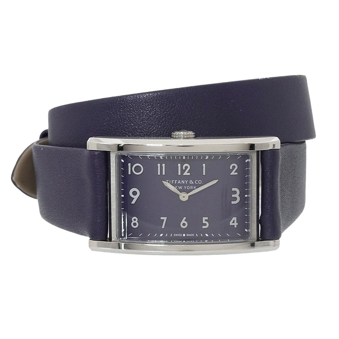 Tiffany & Co. East West Mini 36668644 Women's Navy Quartz Watch (1 of 13)