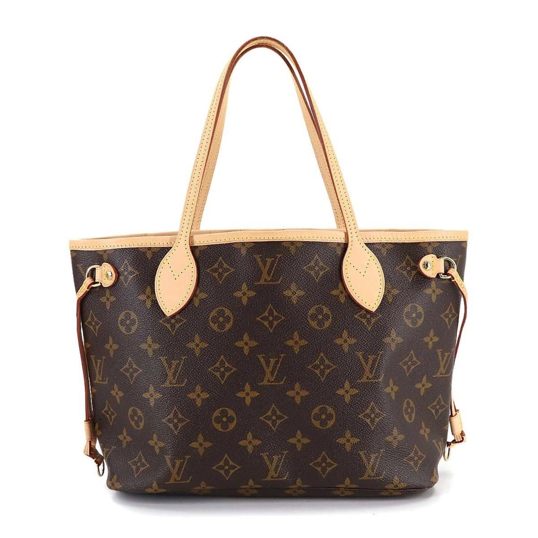 Louis Vuitton Monogram Neverfull PM Tote Handbag, Brown/Beige, M40155 (1 of 17)