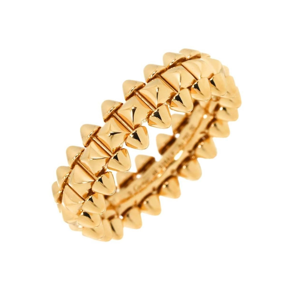 Cartier Crash de #48 Ring, Small, 18K PG Pink Gold 750: --- Catalog ---Category: SizeUS Size: 4.5Brand Size: 48Category: DesignType: Band ringGender: WomenMaterial: Pink gold (18K)Category: GeneralBrand: Cartier--- Item List ---Section: ConditionRanking: R