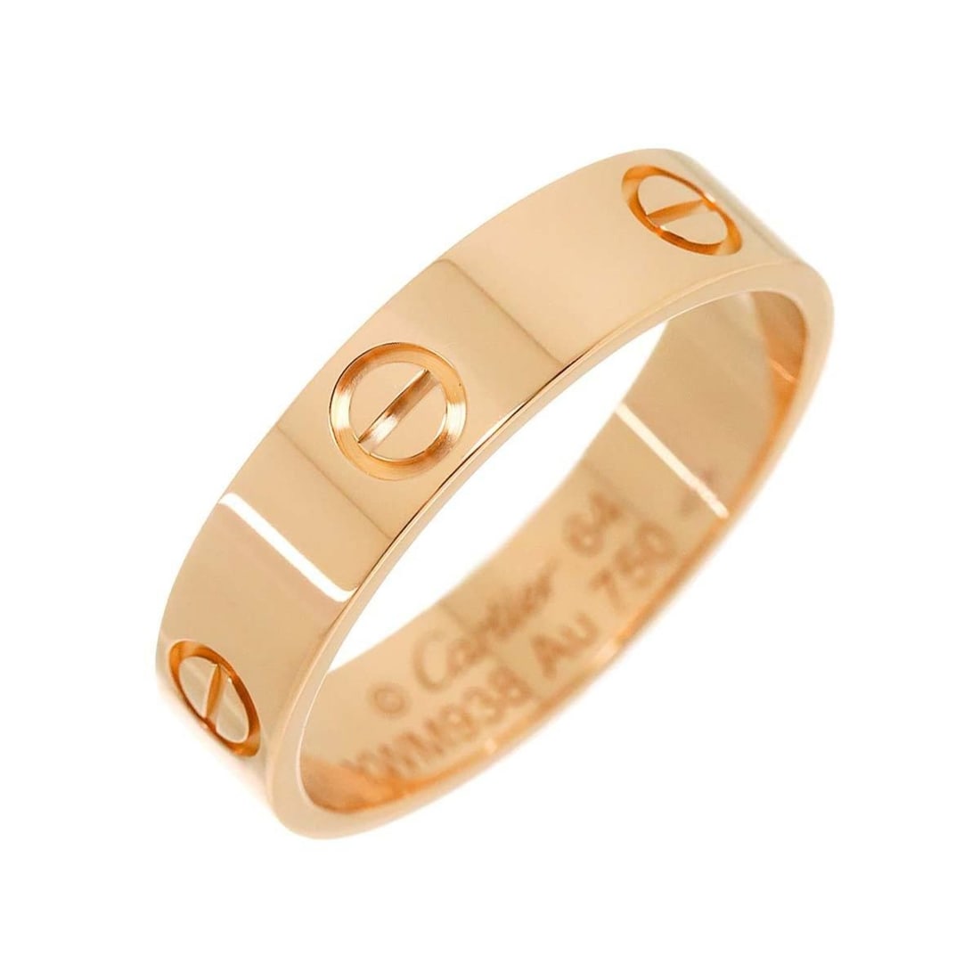 Cartier Love #64 Ring in 18K PG Pink Gold 750: --- Catalog ---Category: SizeUS Size: 11.5Brand Size: 64Category: DesignType: Band ringGender: MenMaterial: Pink gold (18K)Category: GeneralBrand: Cartier--- Item List ---Section: ConditionRanking: Ra