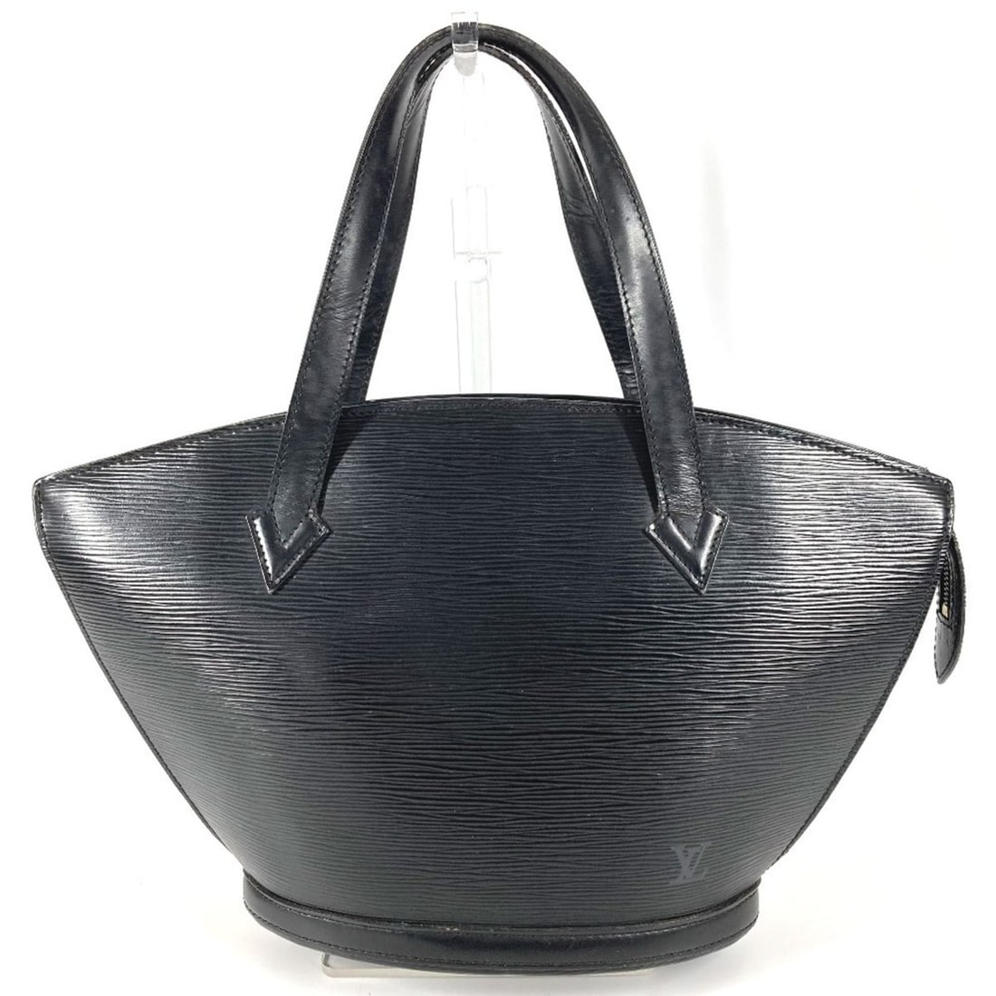 LOUIS VUITTON M52272 Epi Saint-Jacques PM Tote Bag, Handbag in Leather, Men's and Women's, Noir: --- Catalog ---Category: SizeSize (HxWxD): 23.5cm x 23cm x 10cm / 9.25'' x 9.05'' x 3.93''Category: DesignType: Handbag, Tote bagColor: Black, NoirGender: Men,WomenMaterial: Epi leather Category: Gene