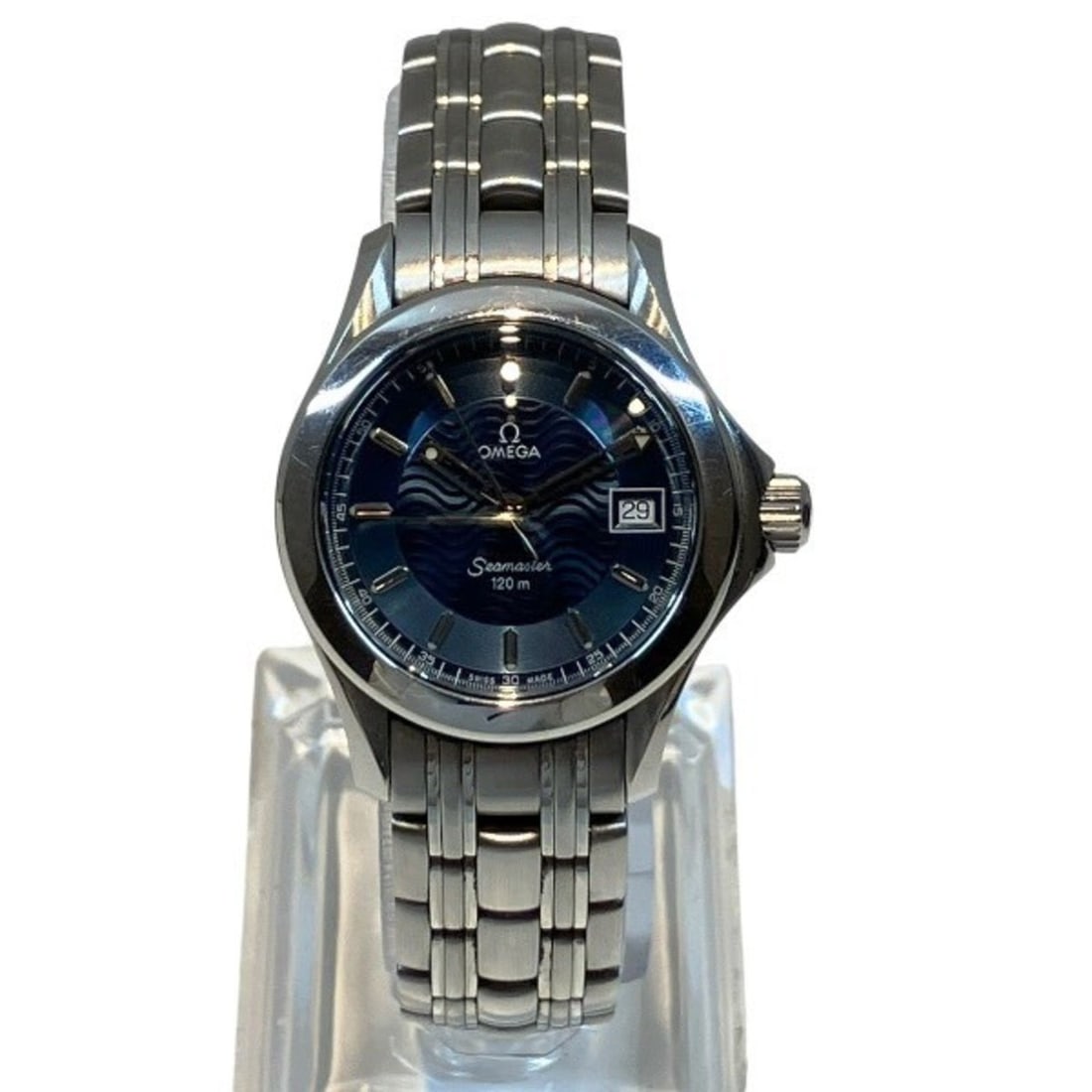 Omega Seamaster 2581.81 Automatic Blue Dial Watch Women's Wristwatch (1 of 11)