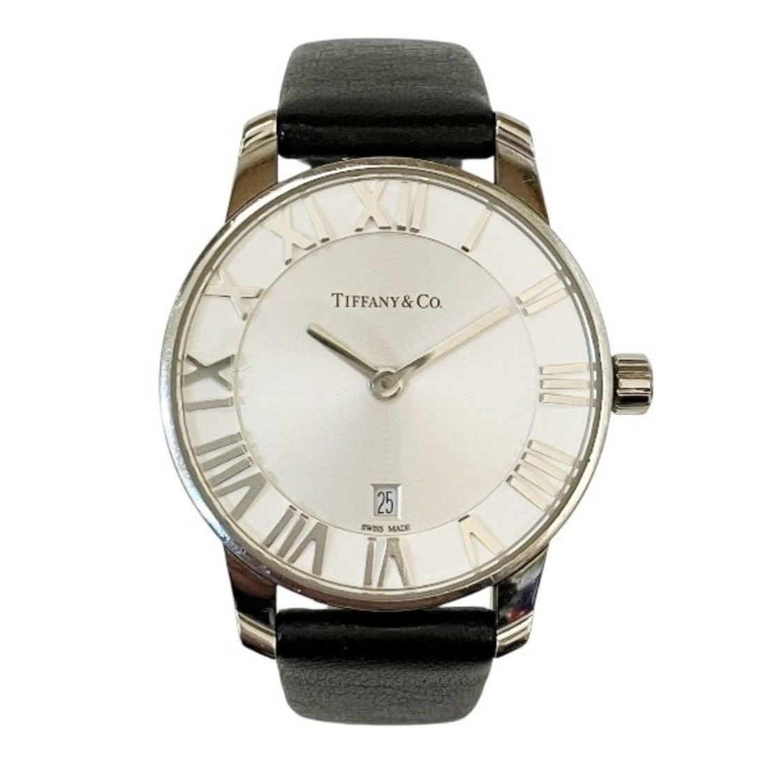 Tiffany Atlas 2-Hand Quartz Watch, Women's, 34875995: --- Catalog ---Category: SizeWrist Size: 13cm - 16cm / 5.11'' - 6.29''Case Diameter: 29mm / 1.14''Category: DesignType: WristwatchGender: WomenColor (Dial): SilverMaterial (Case): Stainless steelCateg