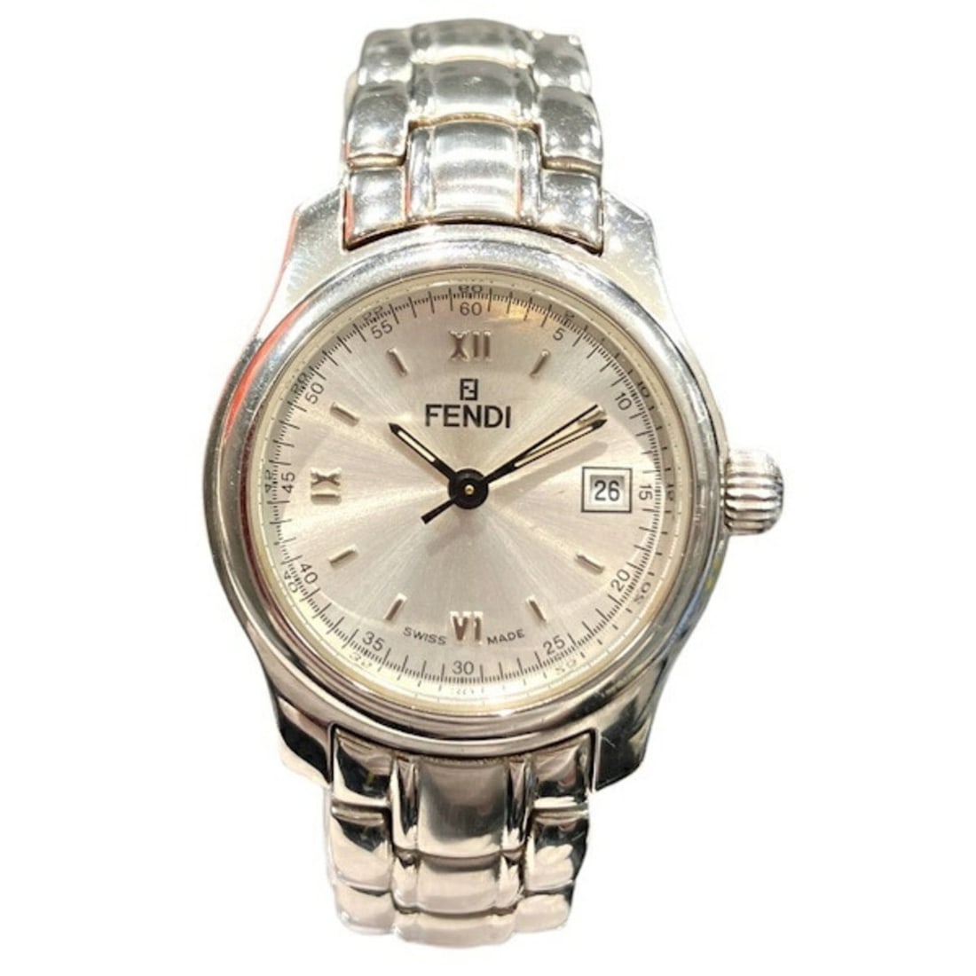 Fendi Ororogi 210L Silver Dial Quartz Watch for Women (1 of 11)