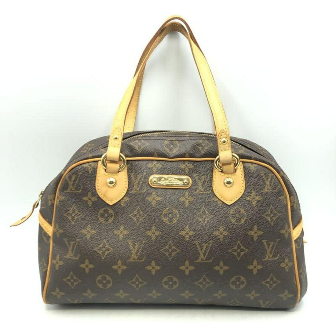 LOUIS VUITTON Monogram Montorgueil GM M95566 Handbag Louis Vuitton: --- Catalog ---Category: SizeSize (HxWxD): 20cm x 31.5cm x 14cm / 7.87'' x 12.4'' x 5.51''Category: DesignType: HandbagColor: BrownGender: Women,MenMaterial: Monogram Category: GeneralBrand: Louis