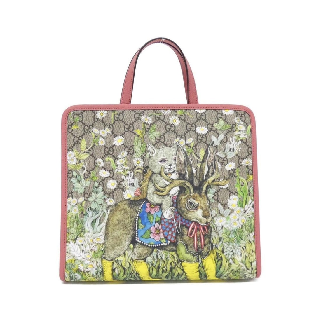 Gucci CHILDRENS 605614 H0CAN handbag: --- Catalog ---Category: SizeSize (HxWxD): 25cm x 28cm x 10cm / 9.84'' x 11.02'' x 3.93''Category: DesignType: HandbagColor: Beige, PinkGender: WomenMaterial: GG Supreme , Canvas Category: