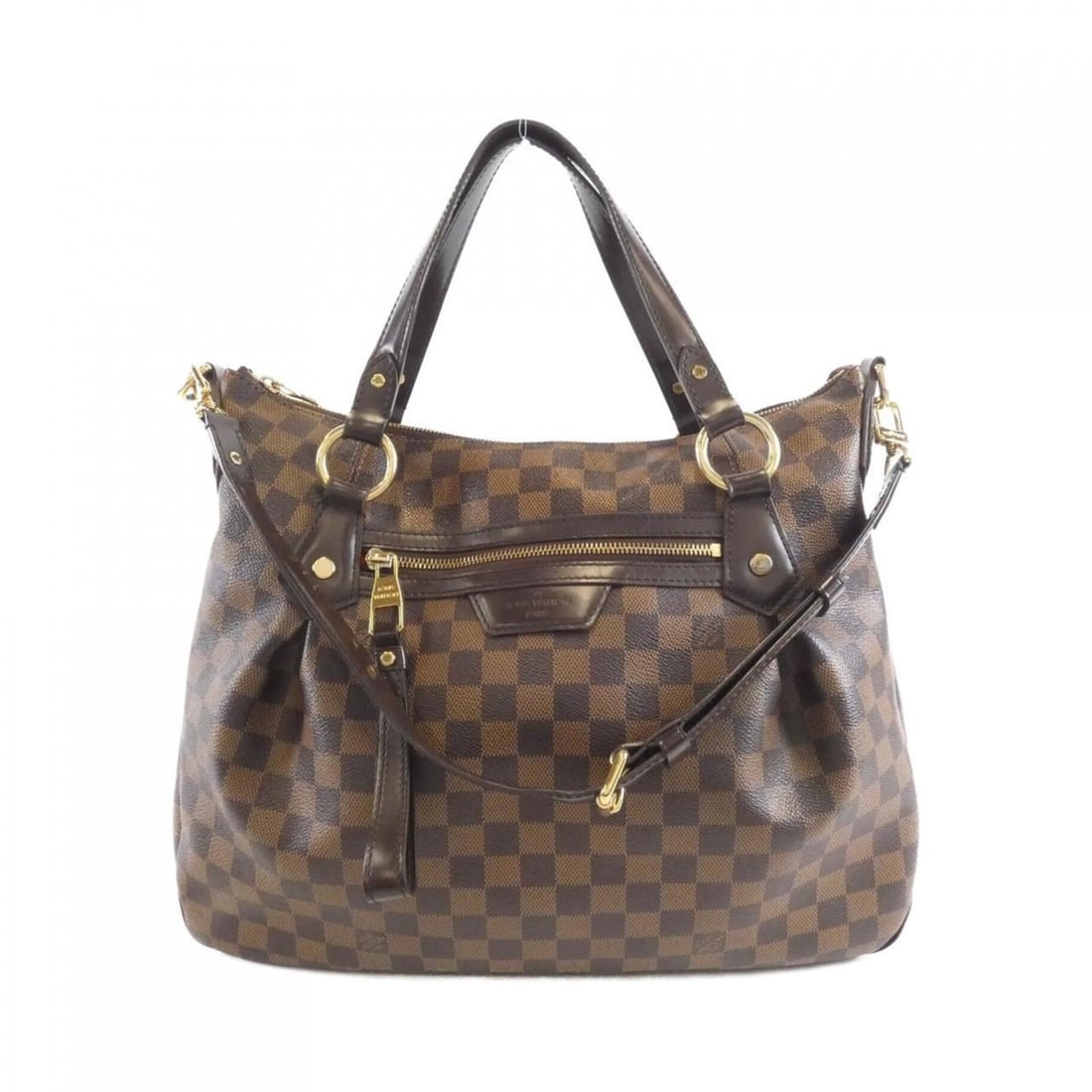 Louis Vuitton Damier Evora MM N41131 Handbag: --- Catalog ---Category: SizeSize (HxWxD): 34cm x 39cm x 10cm / 13.38'' x 15.35'' x 3.93''Category: DesignType: HandbagColor: BrownGender: WomenMaterial: Coated canvas Category: GeneralMPN: