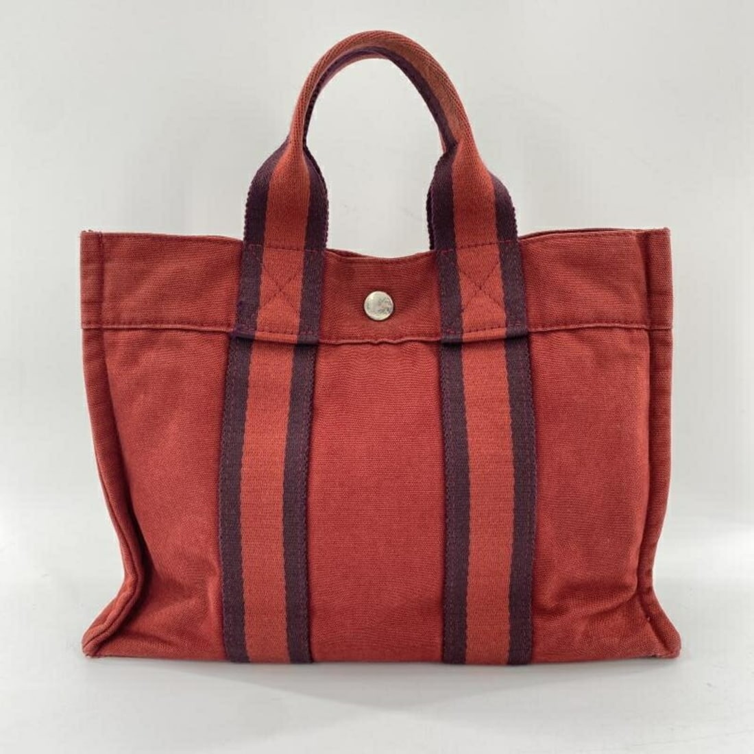HERMES Foul Toe PM Tote Bag Red Hermes (1 of 14)