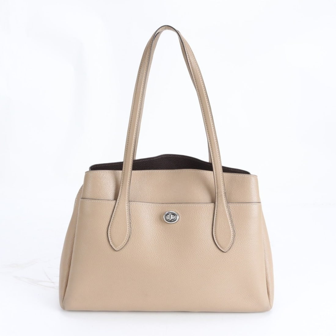Coach Lola Carryall Beige 88340 Leather Tote Bag/Shoulder Bag for Women (1 of 12)