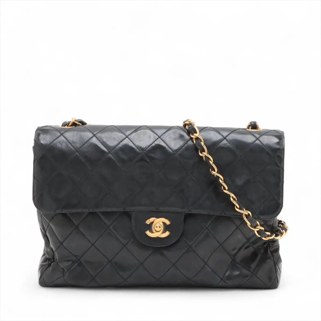 Chanel Guarantee Matelasse Chain Leather Shoulder Bag, Black, Women's: --- Catalog ---Category: SizeSize (HxWxD): 21cm x 30cm x 8cm / 8.26'' x 11.81'' x 3.14''Category: DesignType: Shoulder bagColor: BlackGender: WomenMaterial: Leather Category: GeneralLine: