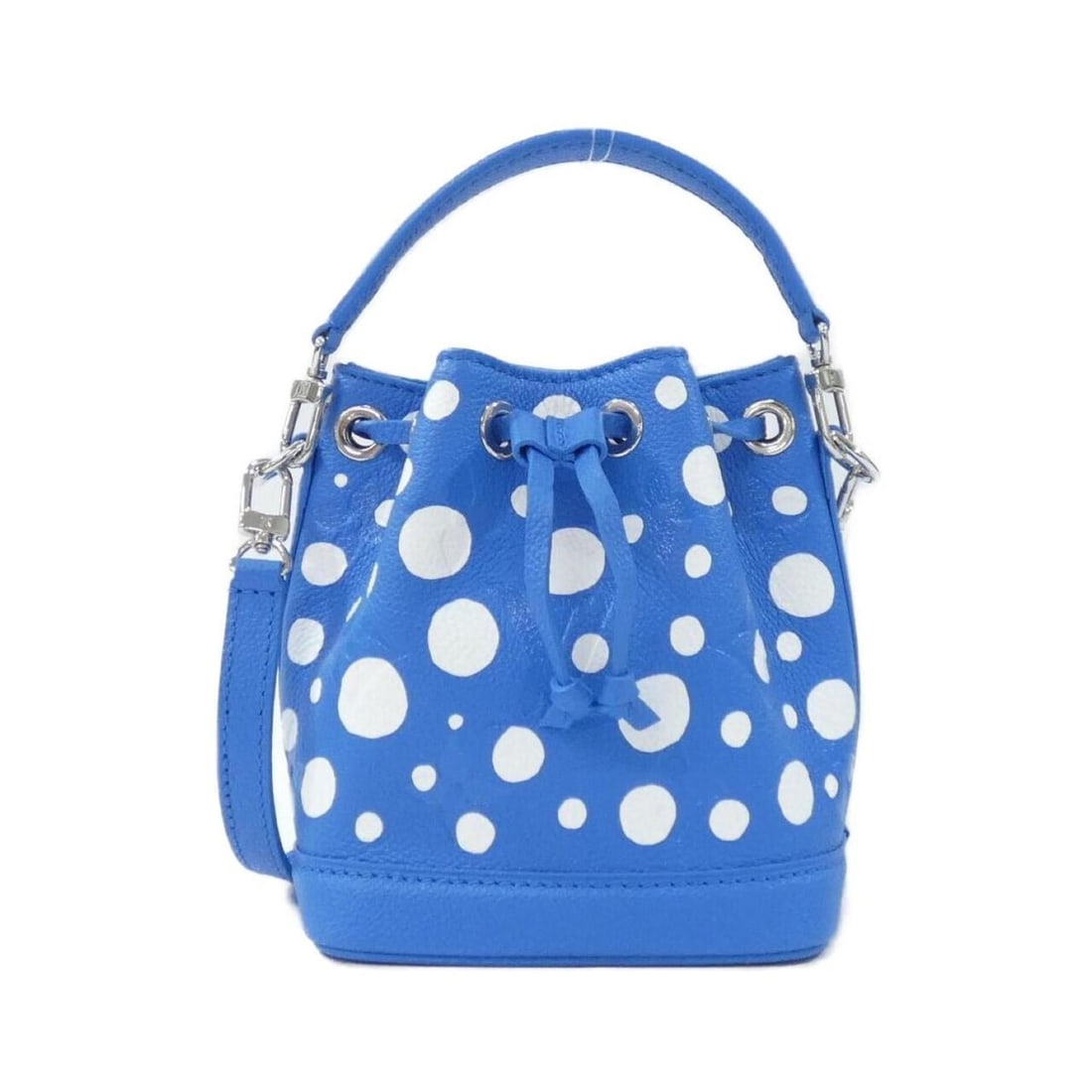 Louis Vuitton Monogram Empreinte (LV x YK) Nano Noe M81985 Shoulder Bag: --- Catalog ---Category: SizeSize (HxWxD): 16cm x 19cm x 9cm / 6.29'' x 7.48'' x 3.54''Category: DesignType: Shoulder bagColor: BlueGender: WomenMaterial: Leather Leather/Fur Type: CalfskinCategory: