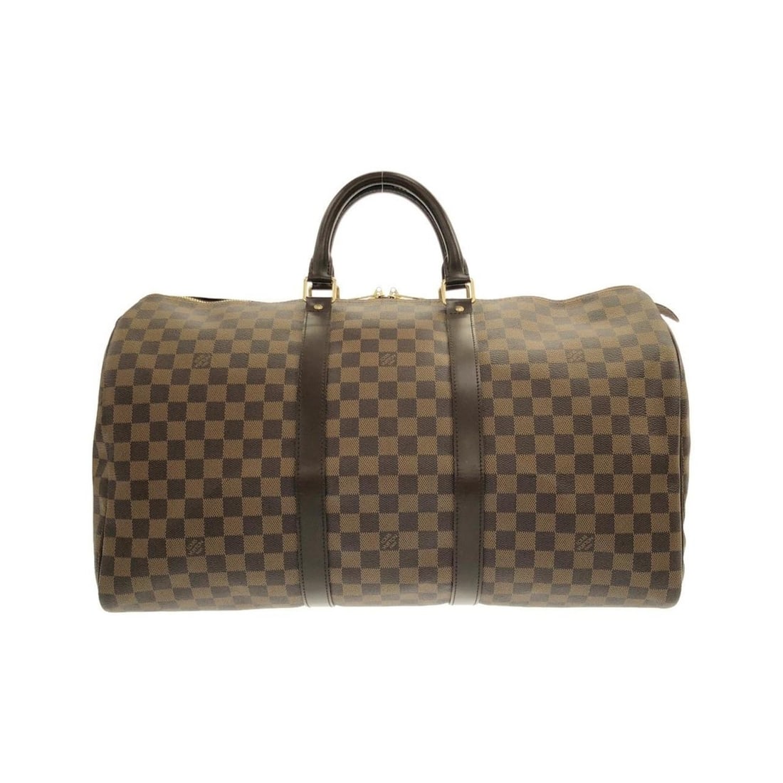Louis Vuitton Damier Keepall 50cm N41427 Boston Bag: --- Catalog ---Category: SizeSize (HxWxD): 27cm x 51cm x 22cm / 10.62'' x 20.07'' x 8.66''Category: DesignType: Boston bagColor: BrownGender: Women,MenMaterial: Coated canvas Category: GeneralMPN: