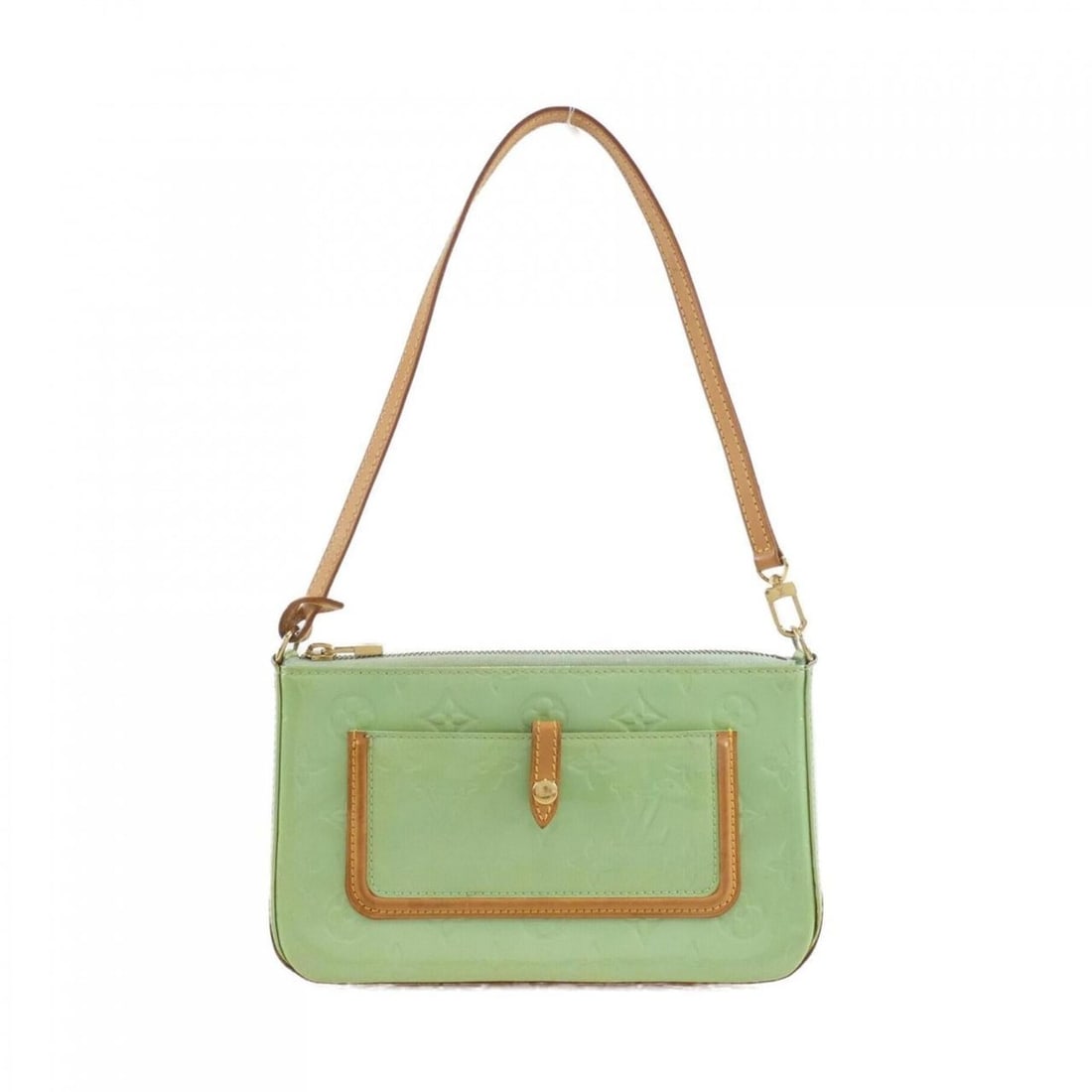 Louis Vuitton Vernis Mallory Square M91293 Accessory Pouch: --- Catalog ---Category: SizeSize (HxWxD): 13cm x 22.5cm x 6.5cm / 5.11'' x 8.85'' x 2.55''Category: DesignType: PouchColor: Green, PeppermintGender: WomenMaterial: Leather Leather/Fur Type: Enamel