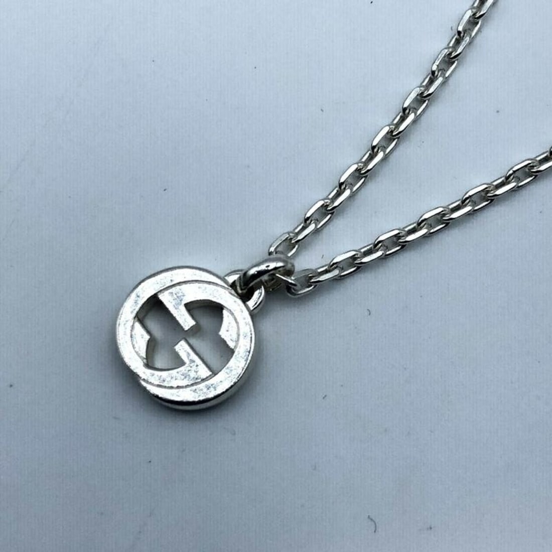 GUCCI Interlocking Necklace Silver Gucci - 5