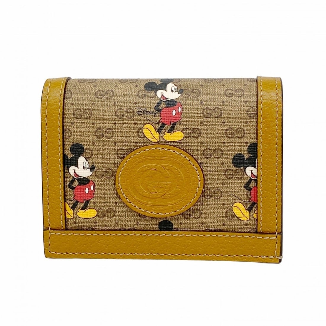 Gucci GG Supreme Disney collaboration wallet 602534 Brown Women's: --- Catalog ---Category: SizeSize (HxWxD): 8.5cm x 11cm x 3cm / 3.34'' x 4.33'' x 1.18''Category: DesignType: Wallet (bi-fold)Color: BrownGender: WomenMaterial: PVC Category: GeneralMPN: 602534Brand: