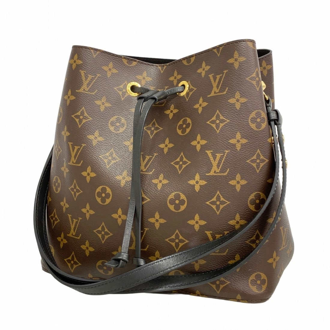 Louis Vuitton Monogram NeoNoe Shoulder Bag M44020 Brown Noir Women's (1 of 11)