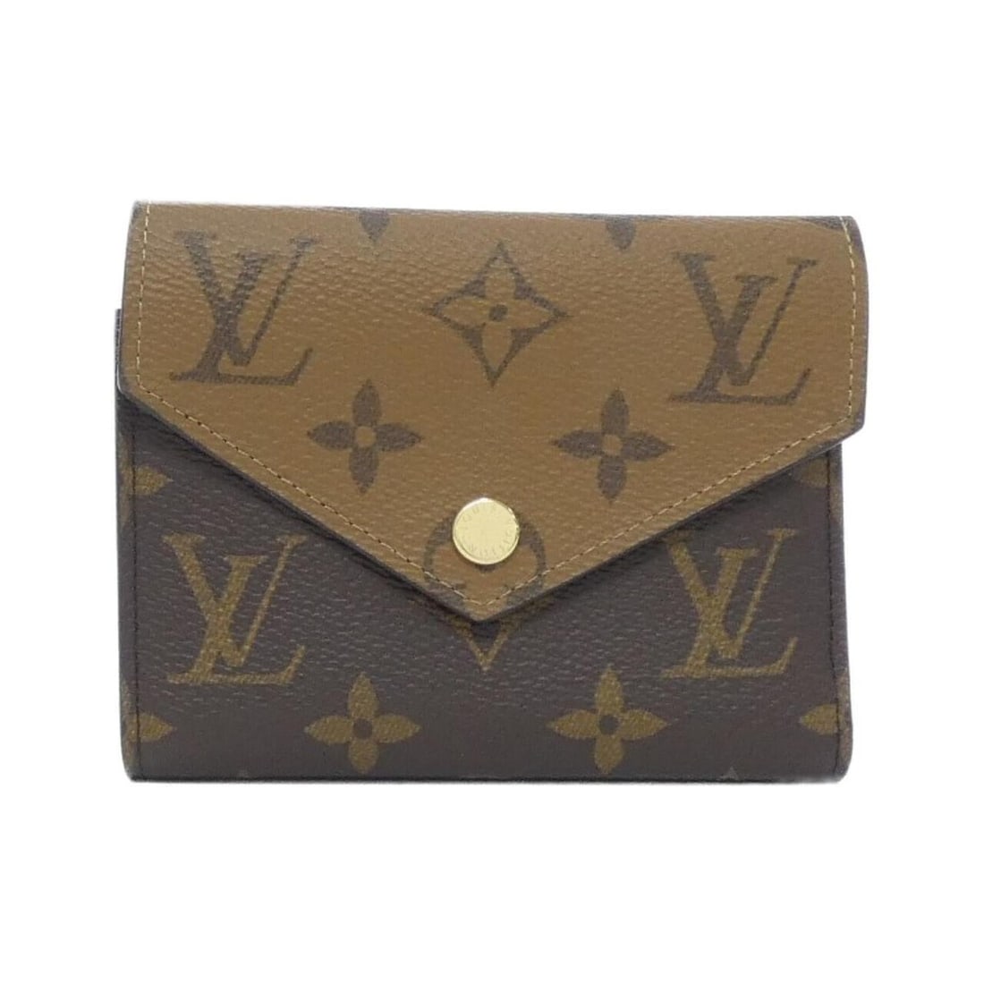 Louis Vuitton Monogram Reverse Portefeuille Victorine M81557 Wallet: --- Catalog ---Category: SizeSize (HxWxD): 9cm x 12cm x 2cm / 3.54'' x 4.72'' x 0.78''Category: DesignColor: BrownGender: WomenMaterial: Coated canvas Category: GeneralMPN: M81557Brand: Louis