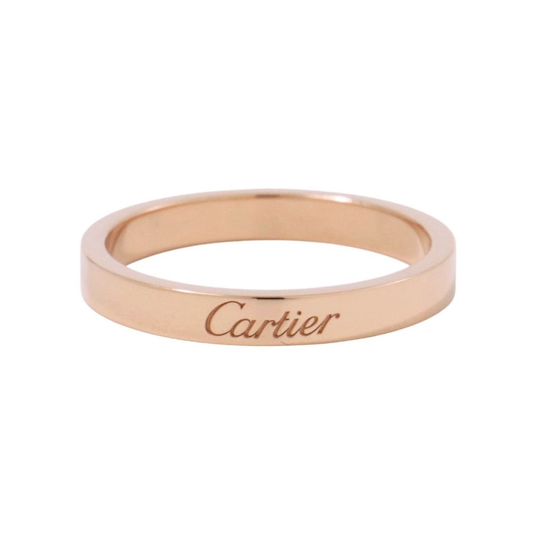 Cartier C de Wedding Ring, 18K Pink Gold, Ring Size 59, B4087200: --- Catalog ---Category: SizeJP Size: 19US Size: 9.5Category: DesignColor: PinkGender: WomenMaterial: Pink gold (18K)Category: GeneralMPN: B4087200/B4087259Brand: Cartier--- Item List ---Section: Cond