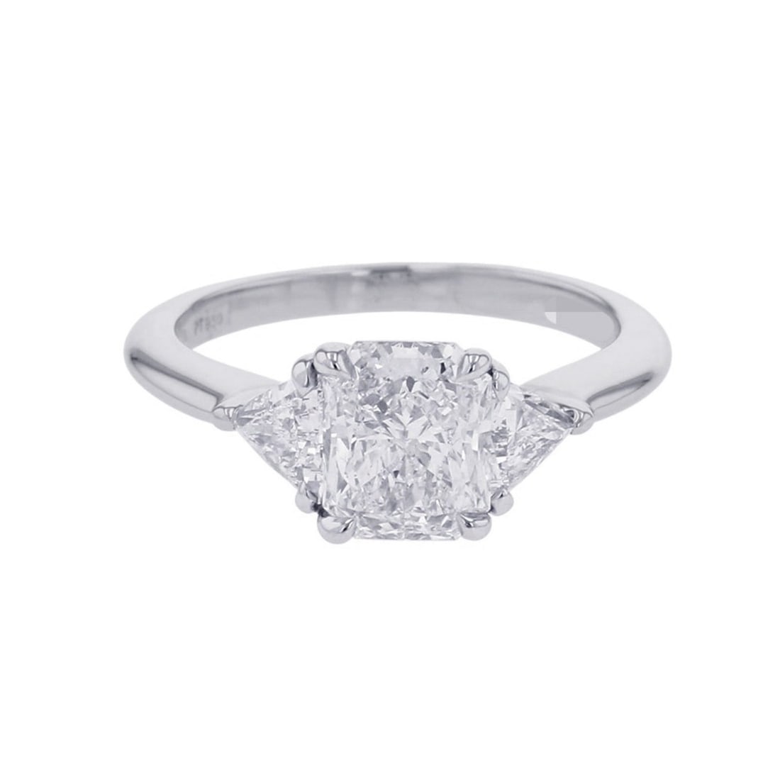 Tiffany & Co. ring with 1.09ct diamonds, Pt950 platinum, size approximately 8, GIA certified.: --- Catalog ---Category: SizeJP Size: 8US Size: 4.5Category: DesignType: Anniversary ringColor: SilverGender: WomenMaterial: Platinum 950Category: GeneralBrand: Tiffany--- Item List ---Section: Condit