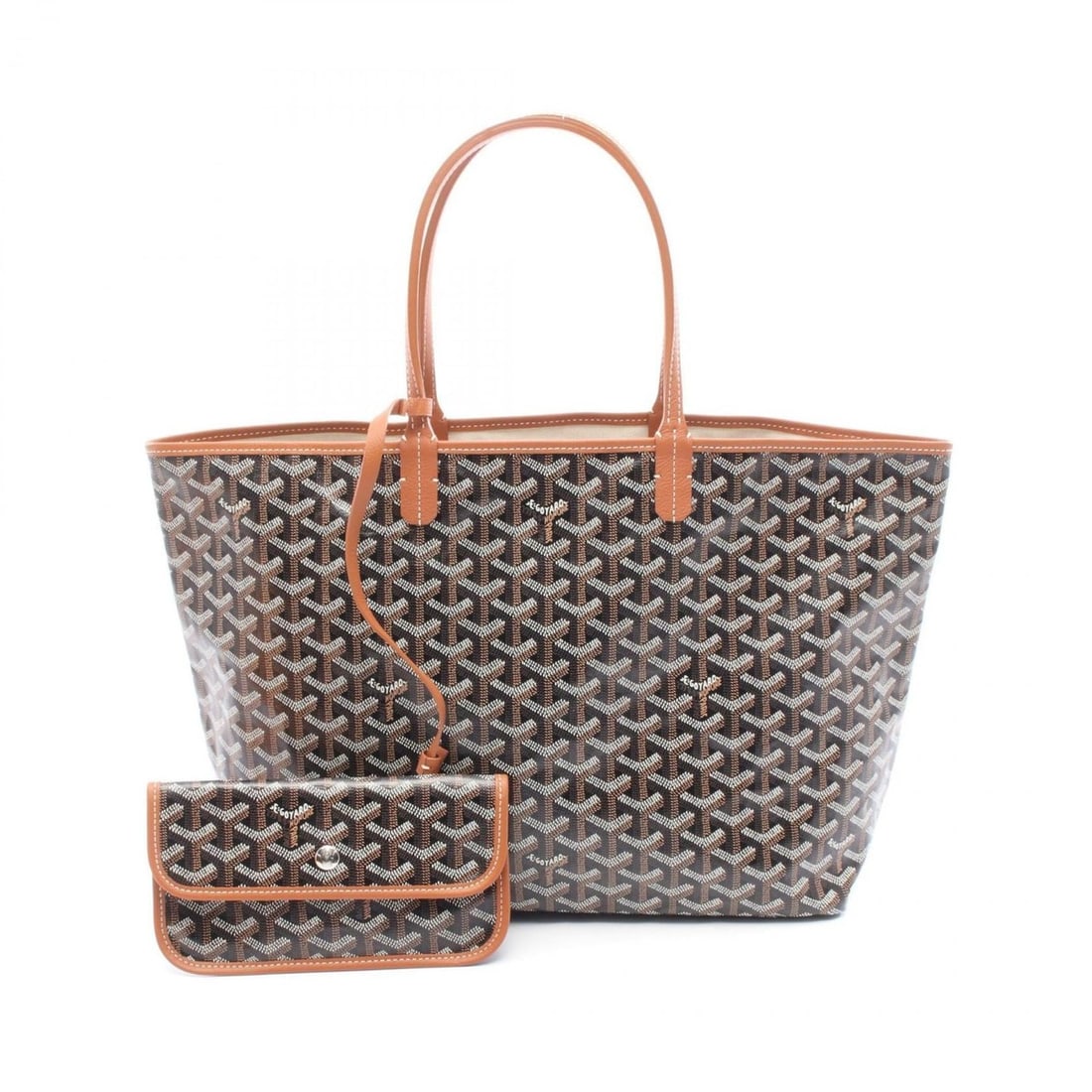 Goyard Saint Louis PM Tote Bag, Coated Canvas and Leather, Women's, Black, Brown, Multicolor,: --- Catalog ---Category: SizeSize (HxWxD): 26cm x 32cm x 14cm / 10.23'' x 12.59'' x 5.51''Category: DesignType: Tote bagColor: Black, Brown, Multi-colorGender: WomenMaterial: Coated canvas , Leather C