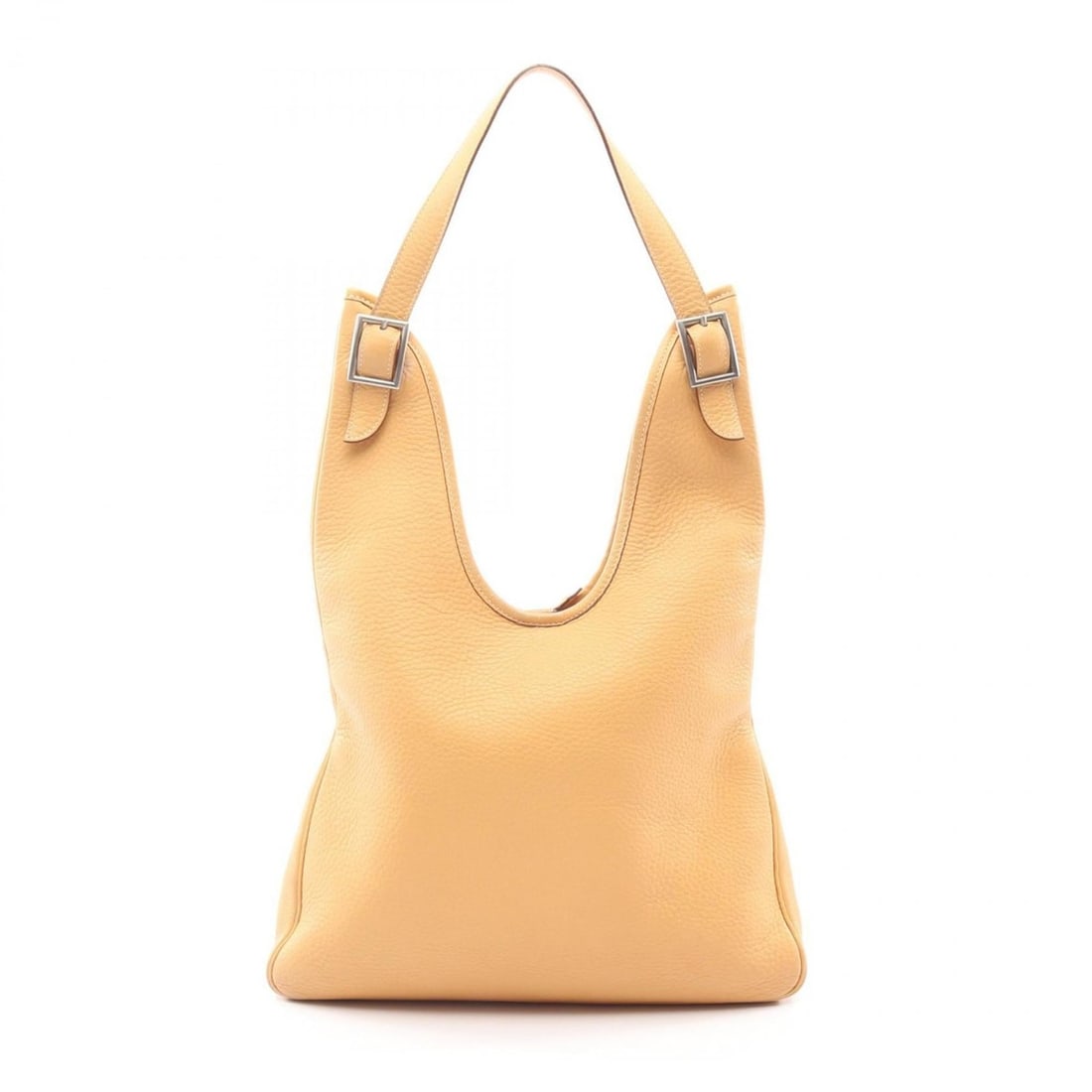 Hermes Hermès Masai PM shoulder bag/handbag in Taurillon Clemence leather, beige, for women (1 of 14)
