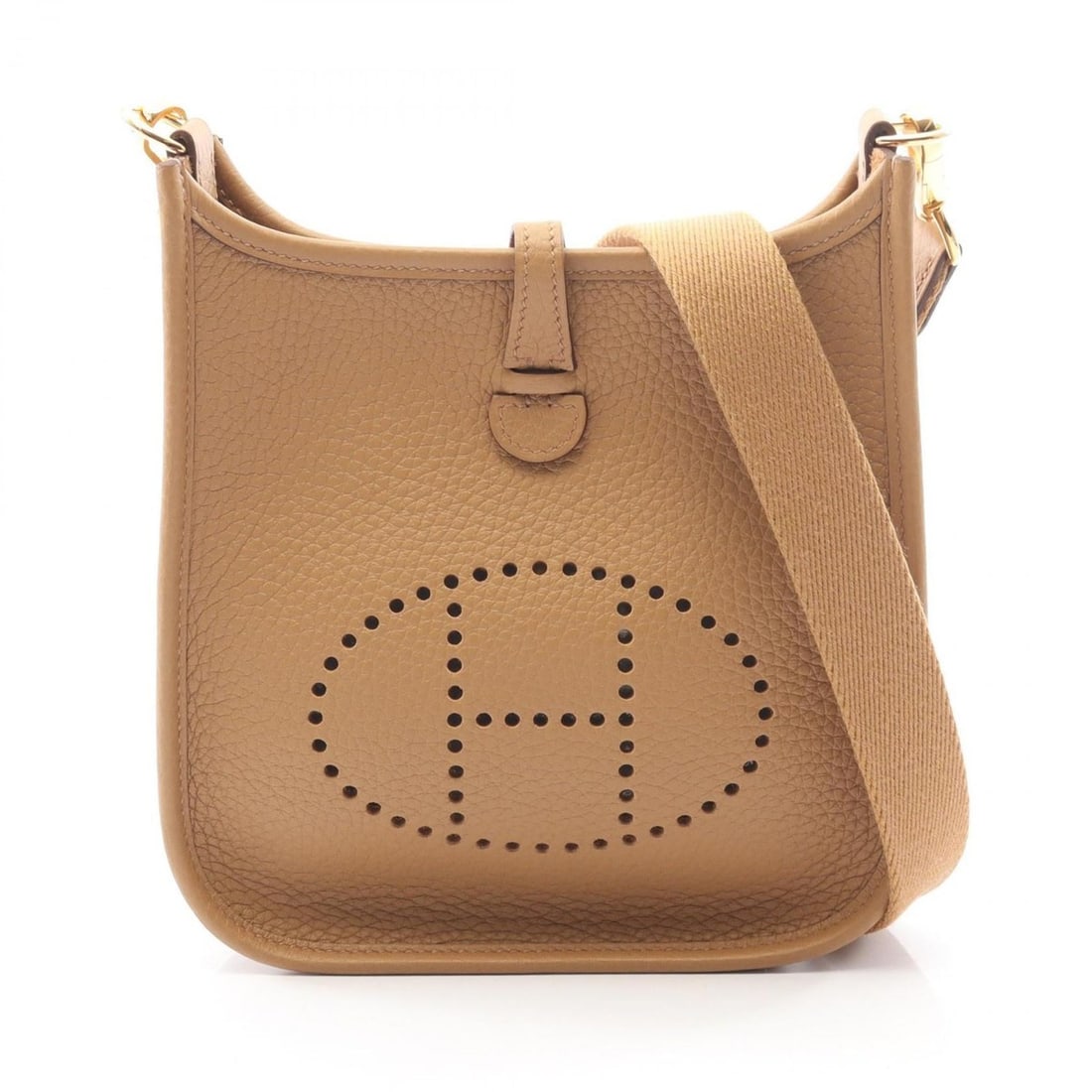 Hermes Hermès Evelyn TPM Amazon Shoulder Bag/Handbag in Taurillon Clemence Leather, Beige, for (1 of 12)
