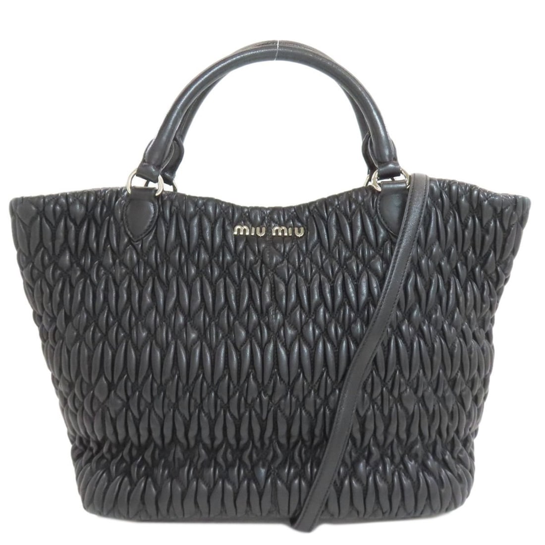 Miu Miu Miu Matelasse 2-Way Handbag in Calfskin for Women (1 of 20)