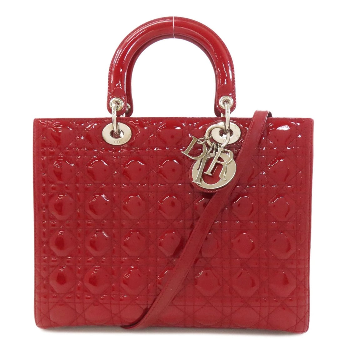 Christian Dior Lady 2-Way Enamel Handbag for Women CHRISTIAN DIOR (1 of 20)