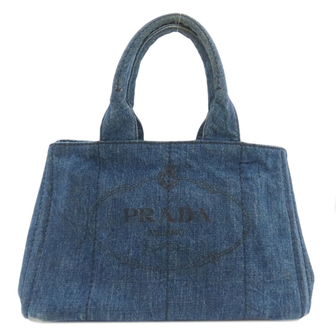 Prada Canapa Denim Tote Bag for Women (1 of 20)