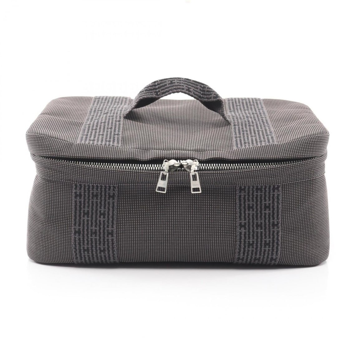 Hermes Hermès Air Line Handbag, Canvas, Women's, Gray (1 of 12)