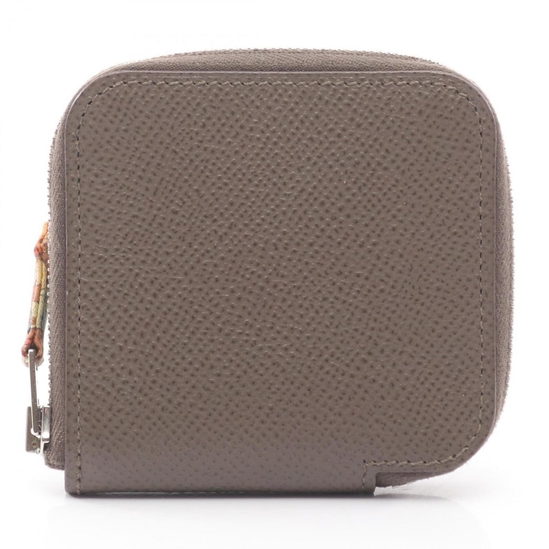 Hermes Hermès Azap Compact Mini Silkin Wallet with Coin Purse, Leather Epsom Leather, Women's, Gray (1 of 20)