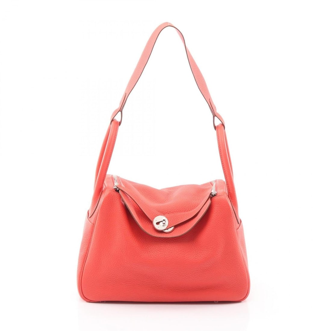 Hermes Hermès Lindy 30 Shoulder Bag/Handbag in Taurillon Clemence Leather, Pink (1 of 13)