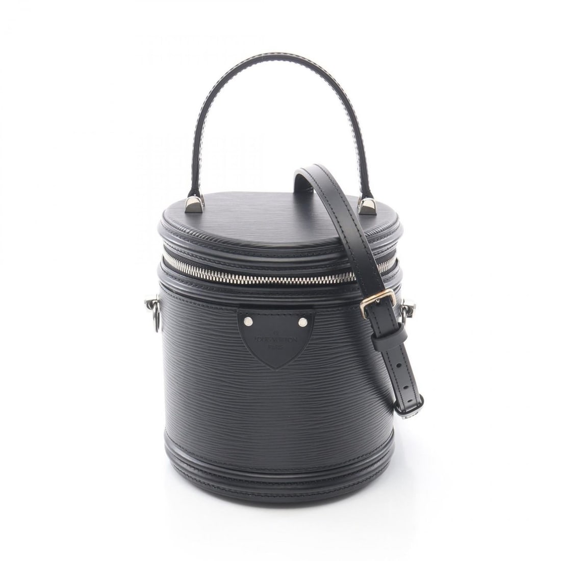 Louis Vuitton Cannes Handbag, Epi Leather, Women's, Black, M52226 (1 of 15)