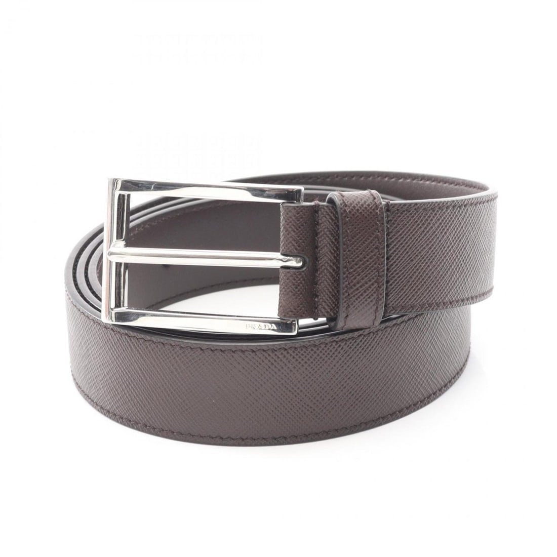 Prada Saffiano Leather Men's Brown Belt (1 of 14)