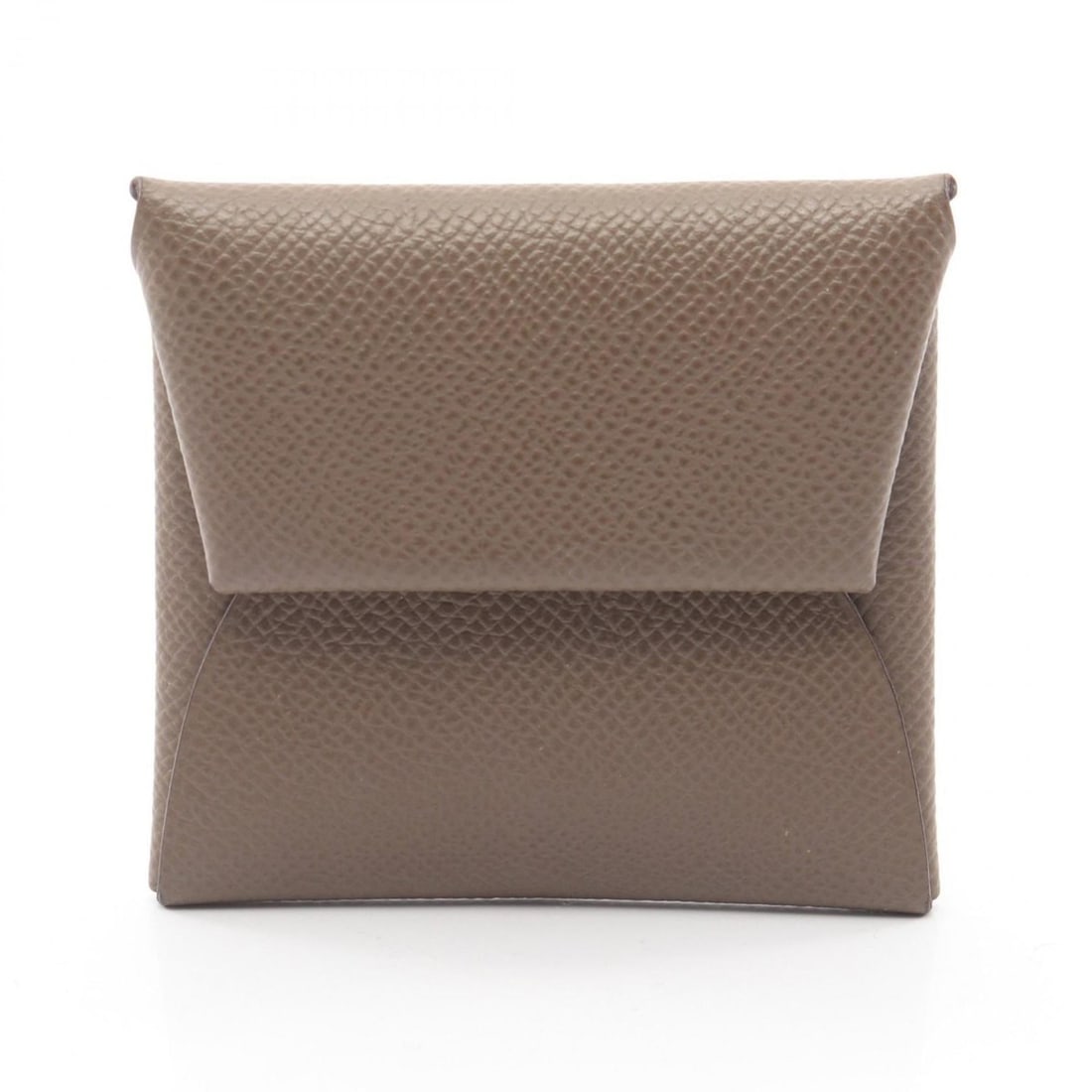Hermes Hermès Bastia wallet, coin purse, leather Epsom leather, women's, gray (1 of 15)