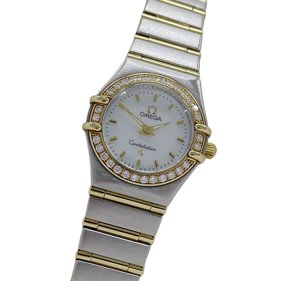 OMEGA Constellation Mini 1267.70 Women's Watch, Shell Diamond Quartz Movement, Stainless Steel, (1 of 10)